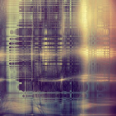 Vintage ve retro tasarım öğeleri soluk grunge arka plan üzerinde. Farklı renk desen ile