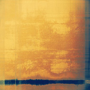 Eski vintage zemin. Orijinal arka plan veya farklı renk desenleri ile yaşlı doku