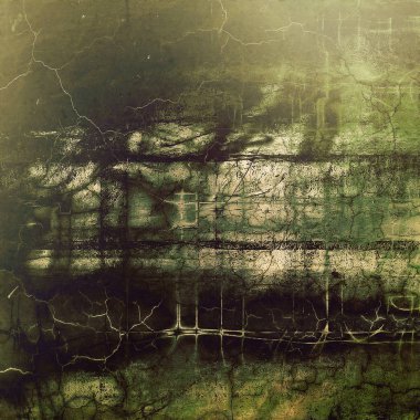 Eski tarz kirli arka plan ile dokulu vintage öğeler ve farklı renk desen