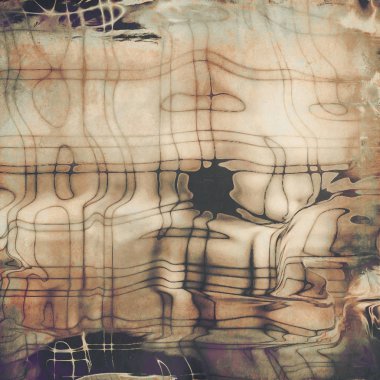 Yaşlı doku. Farklı renk desen ile