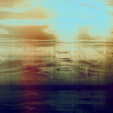 Renkli vintage doku, geleneksel antika öğeleri ve farklı renk desen yaşlı dekoratif grunge arka plan