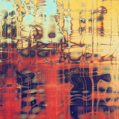 Retro arka plan veya vintage tarzı tasarım ve farklı renk desen ile eski püskü doku soyut soluk