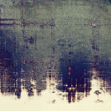 Yaratıcı vintage yüzey dokusunu, grunge arka plan kompozisyon yakından. Farklı renk desen ile