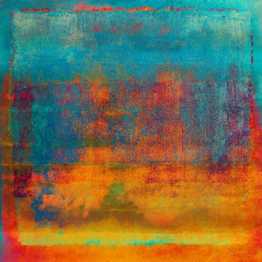 Grunge bir yaratıcı vintage tarzı poster için arka plan. Farklı renk desen ile