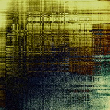 Vintage çerçeve, eski stil dekor öğeleri ve farklı renk desen grunge arka plan