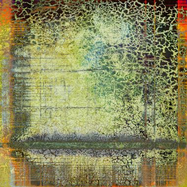 Antika arka plan dokusu, antika stili kompozisyon tasarımınız için. Farklı renk desen ile