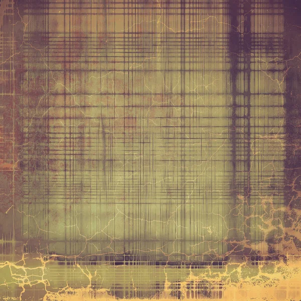 Fond Grunge Abstrait Texture Vintage Endommagée Avec Des Motifs Couleur — Photo