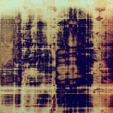 Eski, grunge arka plan veya hasarlı doku retro tarzı içinde. Farklı renk desen ile