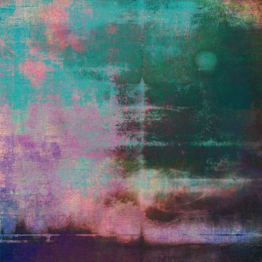 Retro grunge antika arka plan veya yıpranmış antika doku ile farklı renk desen