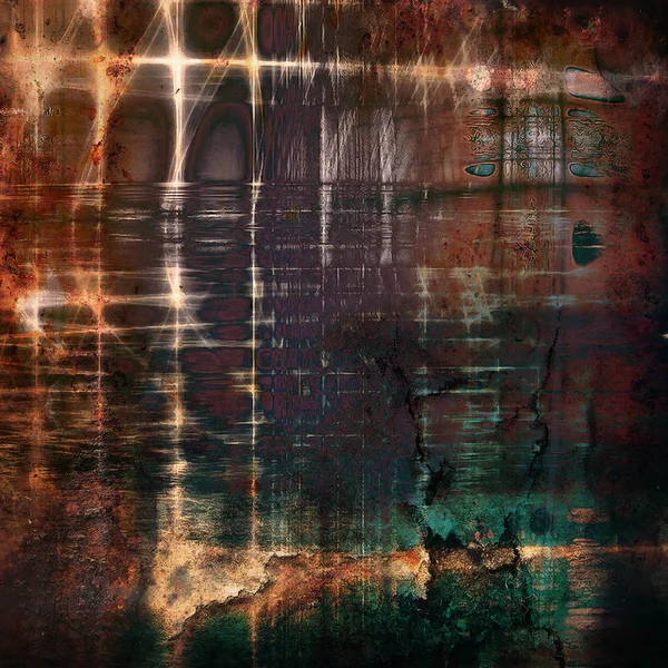 Doku sanat yaratıcı tasarım veya hurda-kitap için. Vintage tarzı dekoru ve farklı renk desen ile