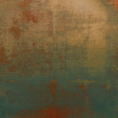 Çatlaklar ve vintage dokulu bir arka plan üzerinde lekeleri. Farklı renk desen ile