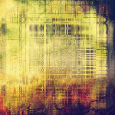 Doku, antika antika arka plan farklı renk desenleri ile dekore edilmiş