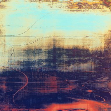 Doku, retro tasarım öğeleri ve farklı renk desen yaşlı veya eski stil arka plan