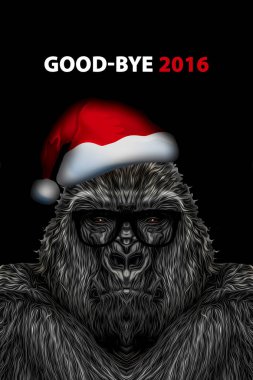 Güle güle 2016 kartı