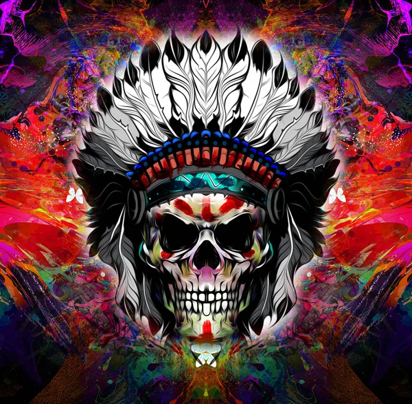 El yapımı Hint kafatası.