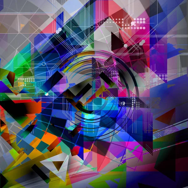 Abstracte kleurrijke patroon — Stockfoto