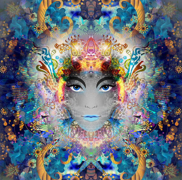 Abstract Woman decor