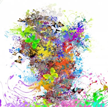 su sıçramalarına Derma kelebekler