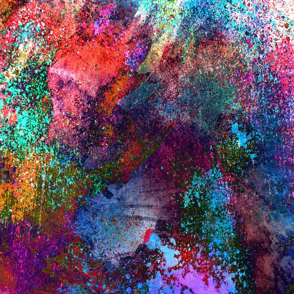 Abstrakta colorfull stänk — Stockfoto