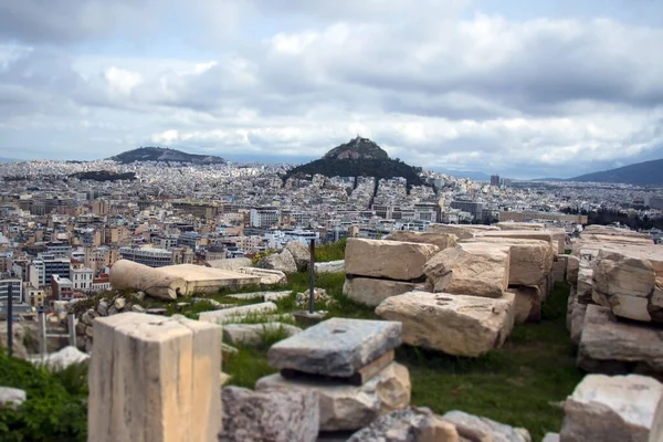 Schöne Landschaft Der Akropolis Griechenland — Stockfoto