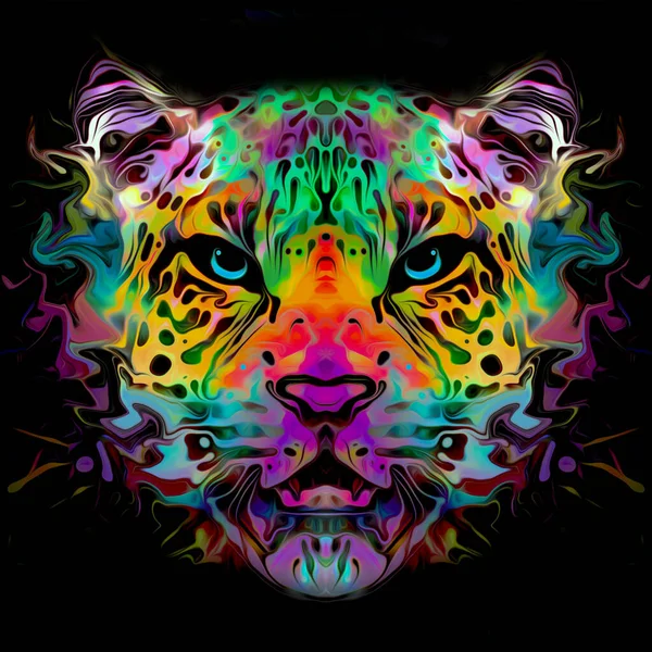 Head Tiger Background — Stock Photo, Image