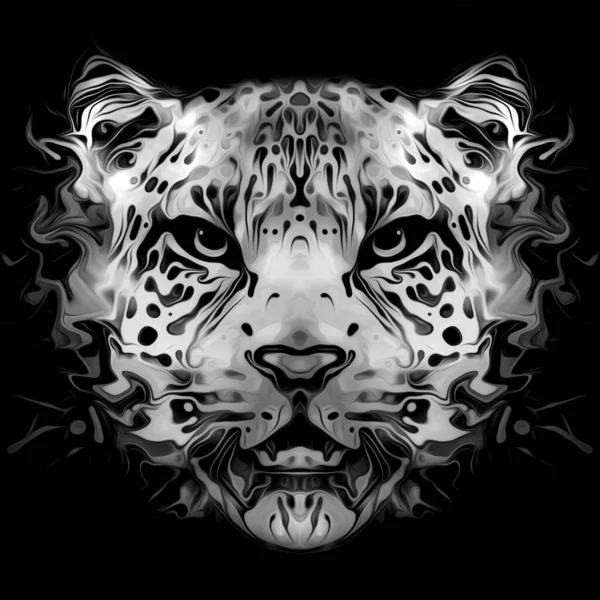 Head Tiger Background — Stock Photo, Image