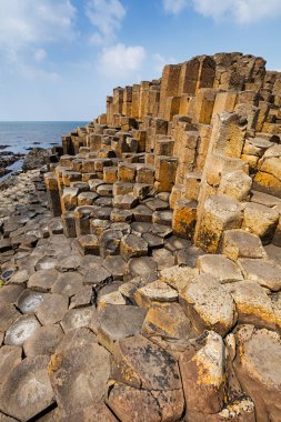Giants Causeway County Antrim Kuzey İrlanda içinde