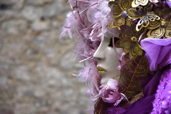 Traditionele Carnaval Venetiaanse Masker — Stockfoto