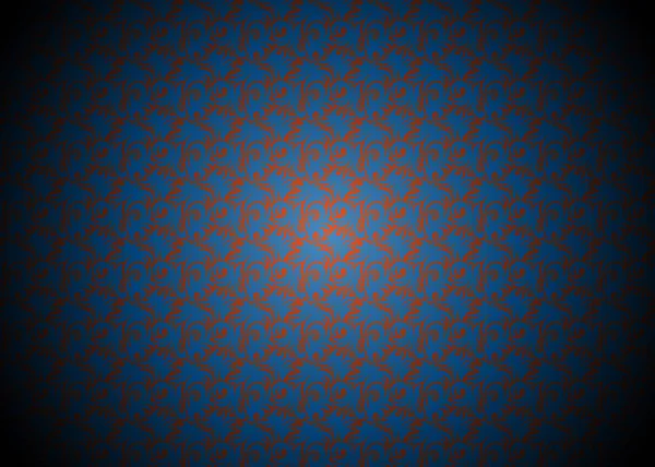 Luxo azul escuro e laranja Fundo decorado, papel de parede em estilo retro, Vintage floral elegante padrão vetor abstrato, efeito vinheta — Vetor de Stock