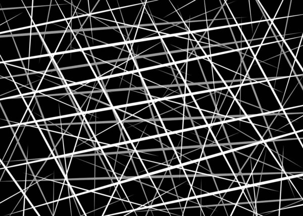 Random Chaotic Lines, Scattered Lines, Random Chaotic Lines Asymmetrical Texture Vector Abstract Art simple striped element Illustration