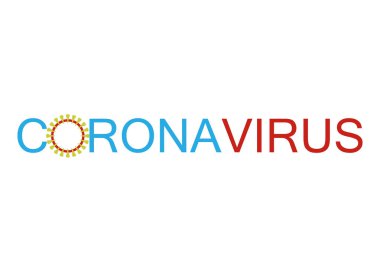 Coronavirus ikonu, 2019-ncov romanı Coronavirus konsepti Asya gribi salgını ve koronavirüs gribi salgını için tedavi edilebilir. Vektör izole edildi