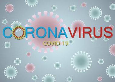 Coronavirus ikonu, 2019-ncov romanı Coronavirus konsepti Asya gribi salgını ve koronavirüs gribi salgını için tedavi edilebilir. Vektör izole edildi