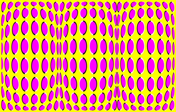Clipart Illusion Optique Avec Des Couleurs Vives Illusion Optique Mouvement — Image vectorielle