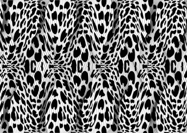 Afrika baskı kumaşı, örülmüş liflerin moda etnik modeli, klasik kabile motifleri. Hayvan dokusu safari konsepti, afro tekstil Ankara moda tarzı. Dashiki pareo elbise, batik