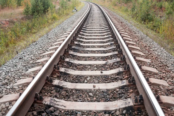 Eski rayları yatay olarak. Raylar ına arazi.