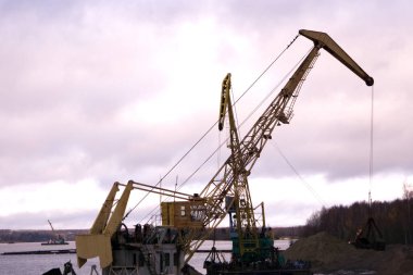 Büyük endüstriyel Kulesi araba yüzer vinç Kulesi