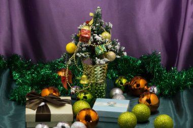 Noel hediyeleri Noel süsleri güzel arka plan