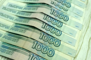 Rus ruble Rus satış tasarruf işareti satmak .