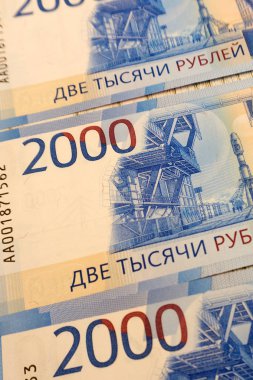 İsrail Şekeli para faturaları - üst görünümü çeşitli yığını.