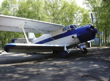 küçük bir uçak bir vida ile