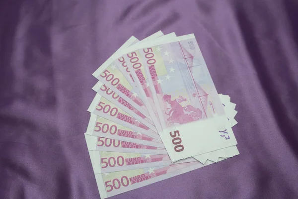 500 euro Notlar arka plan doku — Stok fotoğraf