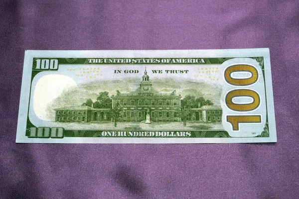 The denomination hundred dollars — Stock Photo, Image