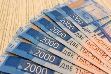 Farklı ülkelerden para: dolar, Euro hryvnia ruble