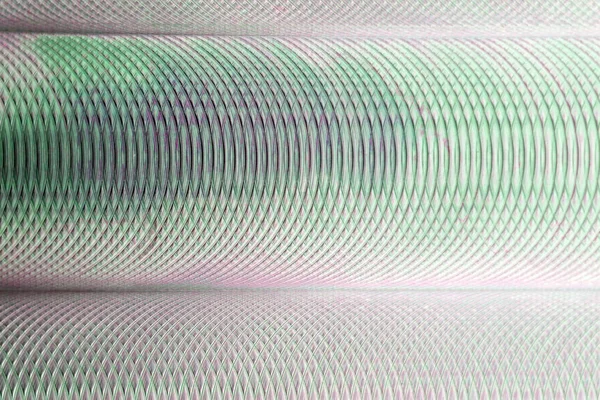 Metal Verde Abstrato Fundo Inclinação Círculo Textura — Fotografia de Stock