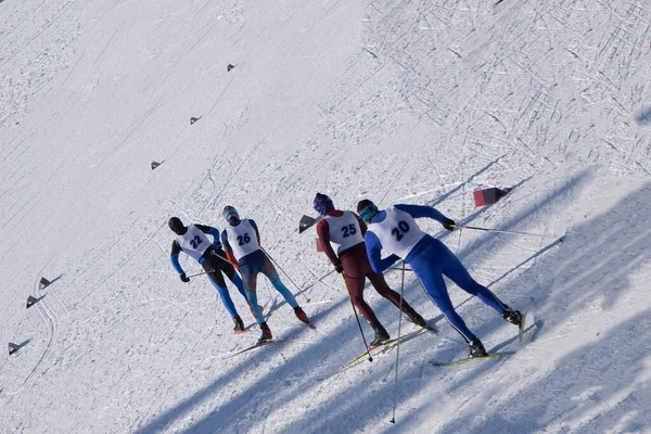 Teren Narciarski Ekstremalny Vallee Blanchet Aiguille Midi 3842M Masywie Mont — Zdjęcie stockowe