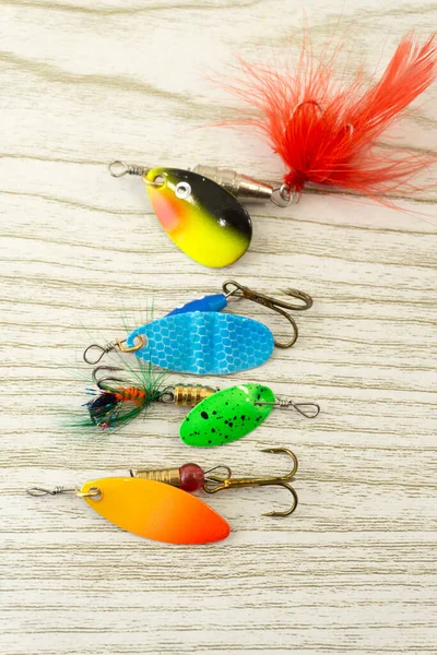 baubles lure close up spinning fishing lure .