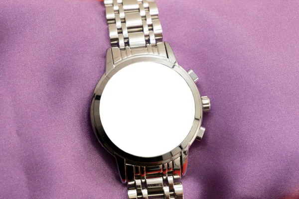 Die Armbanduhren Isoliert Auf Weißem Hintergrund — Stockfoto