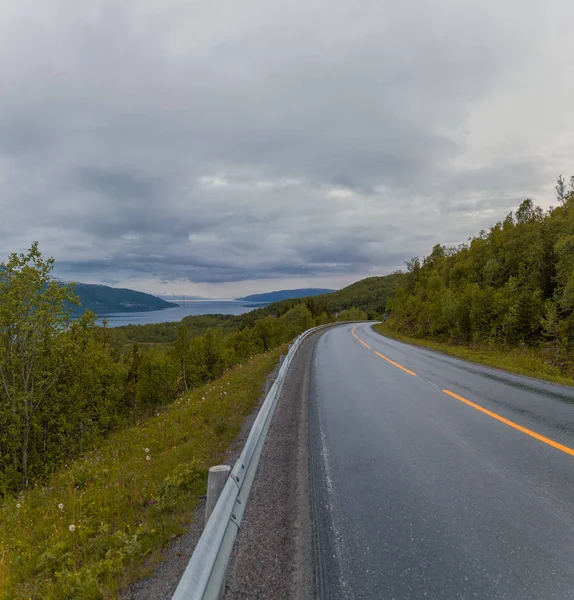 노르웨이 산악도로 — 스톡 사진