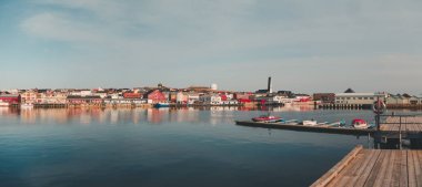Vardo bağlantı noktasında bir yaz günü 30.5.2014, northern Norway