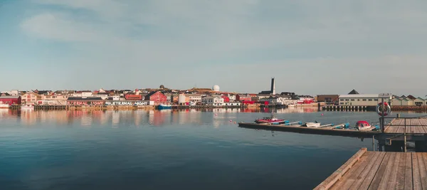 Vardo bağlantı noktasında bir yaz günü 30.5.2014, northern Norway